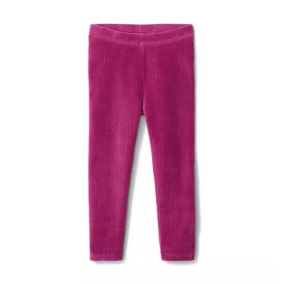 JANIE & JACK Pink Fuschia Purple Cotton Corduroy Leggings, Size 2T - Picture 9 of 10